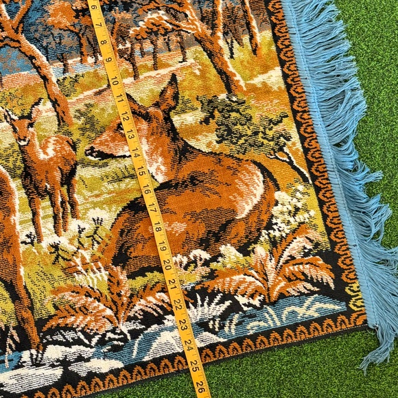Vintage Velvet Stag Tapestry - Picture 5 of 5